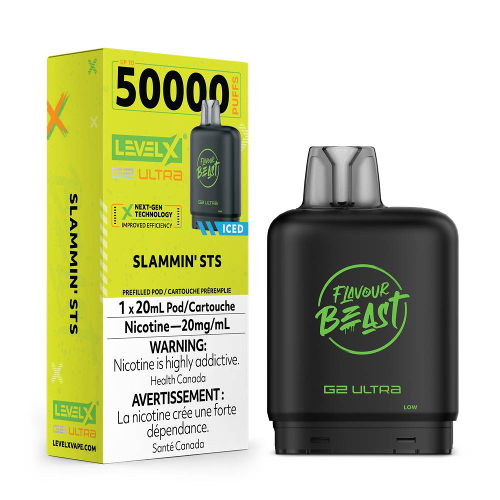 Flavour Beast LEVEL X G2 Ultra 50K Pod - Slammin' STS 20mg