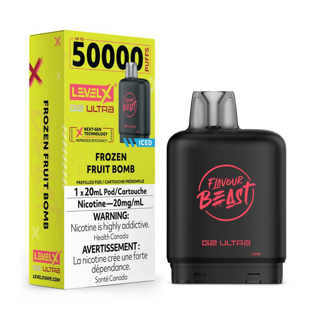 Flavour Beast LEVEL X G2 Ultra 50K Pod - Frozen Fruit Bomb 20m
