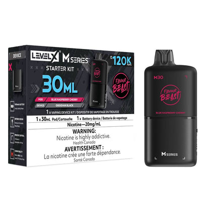 Flavour Beast LEVEL X M 30mL Starter Kit - Blue Raspberry Cherry
