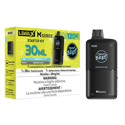 Flavour Beast LEVEL X M 30mL Starter Kit - Polar Mint Iced