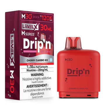 Level X M Series Drip'n 120K Pod 30mL - Cherry Classic Ice