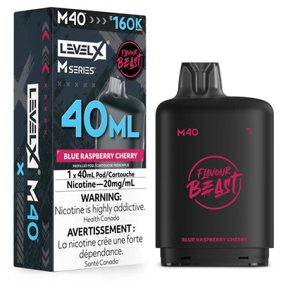 Flavour Beast LEVEL X M 40mL 160K Pod - Blue Raspberry cherry
