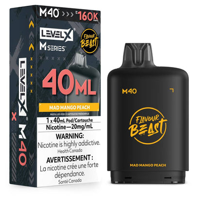 Flavour Beast LEVEL X M 40mL 160K Pod - Maf Mango Peach