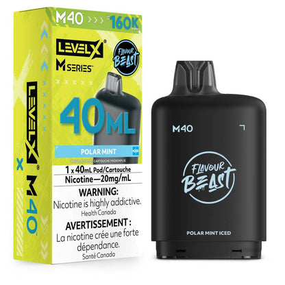 Flavour Beast LEVEL X M 40mL 160K Pod - Polar Mint Iced