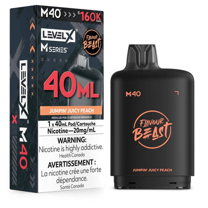 Flavour Beast LEVEL X M 40mL 160K Pod - Jumpin' Juicy Peach
