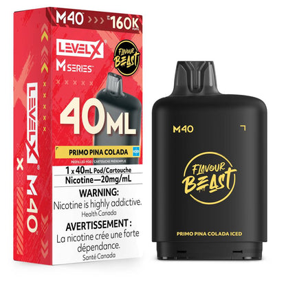 Flavour Beast LEVEL X M 40mL 160K Pod - Primo Pina Colada Iced