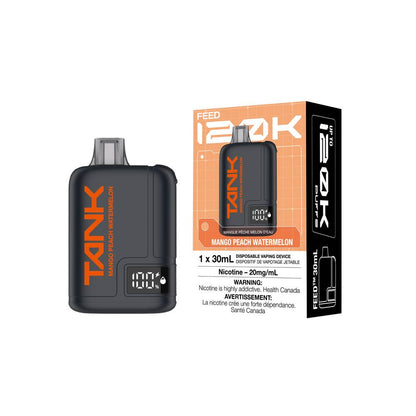 FEED Tank 120K Disposable Vape - Mango Peach Watermelon