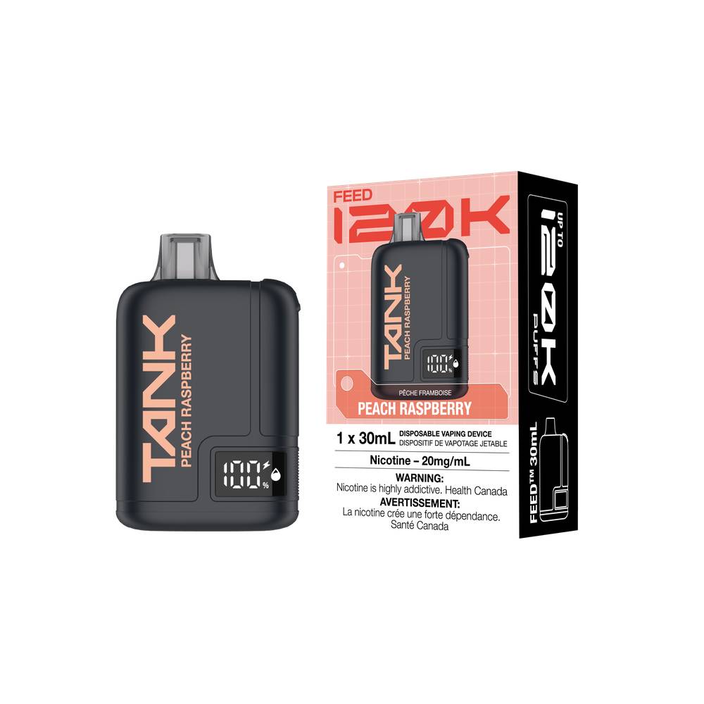 FEED Tank 120K Disposable Vape - Peach Strawberry