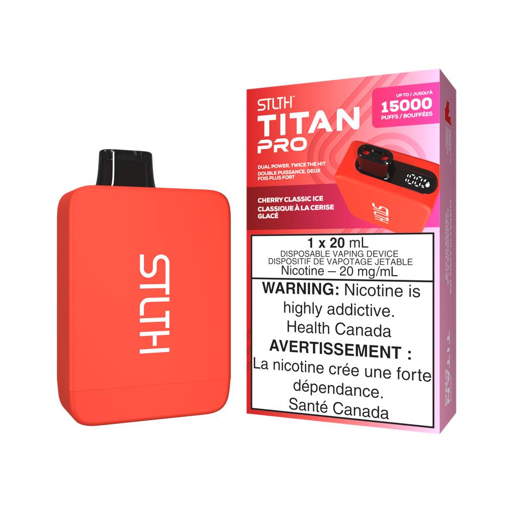 STLTH Titan Pro 15K Disposable Vape