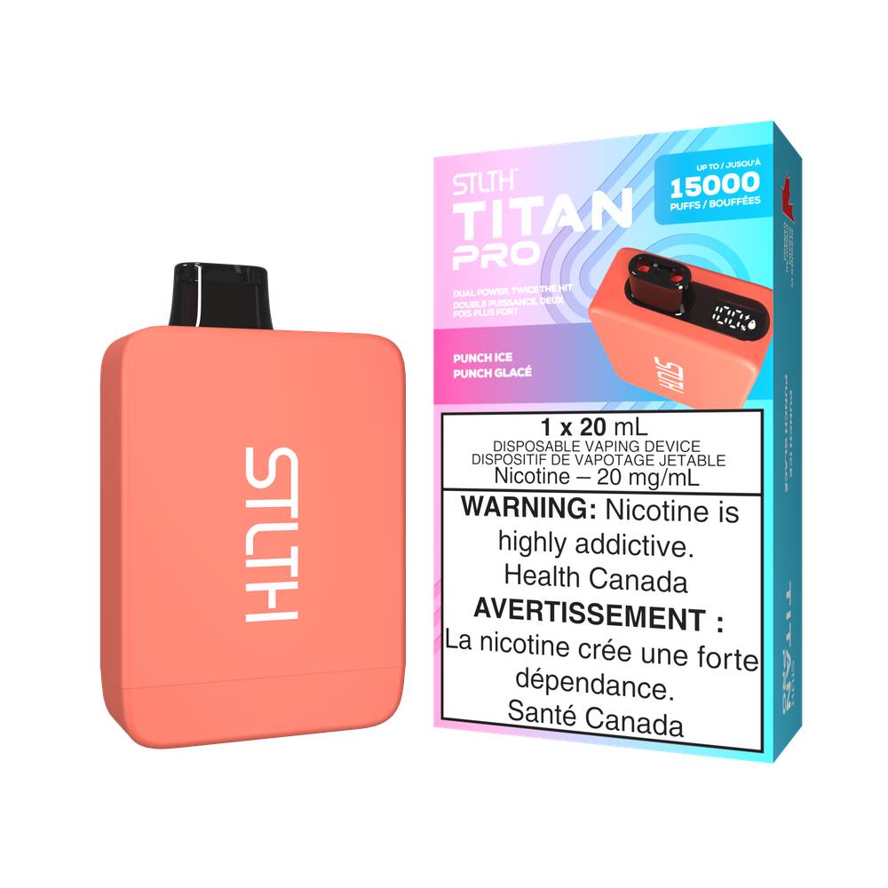 STLTH Titan Pro 15K Disposable Vape