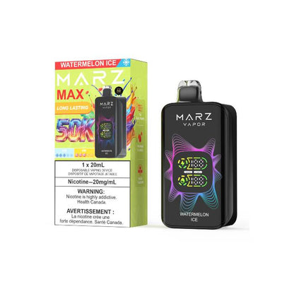 MARZ Vapor MAX 50K Disposable Vape  -  Watermelon Ice