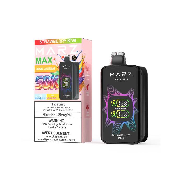 MARZ Vapor MAX 50K Disposable Vape  -  Strawberry Kiwi