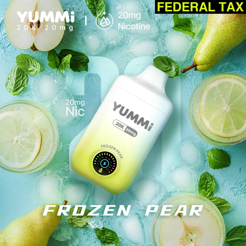 YUMMI 20K Rechargeable Disposable Vape Frozen Pear (20mg)